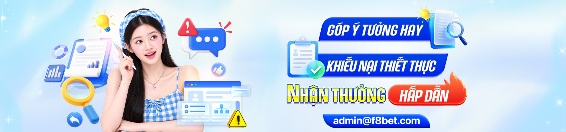 f8bet banner chung sức góp ý quà tặng bất kì